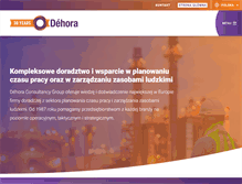 Tablet Screenshot of dehora.pl