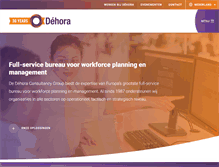 Tablet Screenshot of dehora.nl
